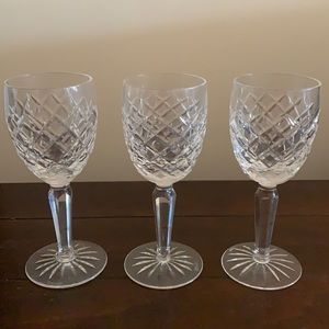 10 Waterford Comeragh Crystal Claret Original boxes. Excellent condition!